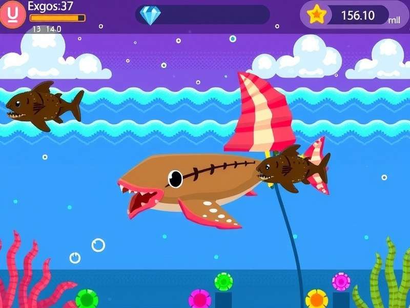 Pixel Choco Ocean Explorer gameplay screenshot